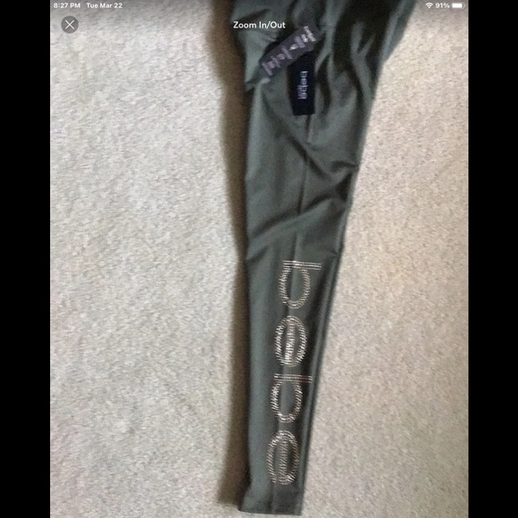 SOLD - Bebe Sport Ankle Length Leggings - NWT - XL - Picture 6 of 10